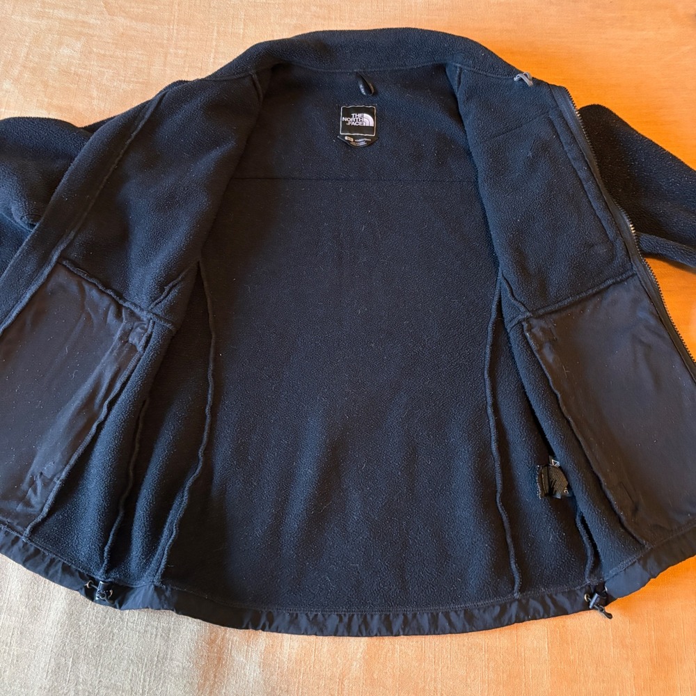 The North Face Fleece Jacket Denali Small Polartec Recycled Black Gorpcore - Picture 5 of 7